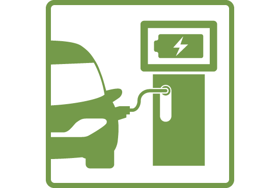 EV charging icon