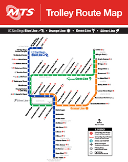 trolley route map